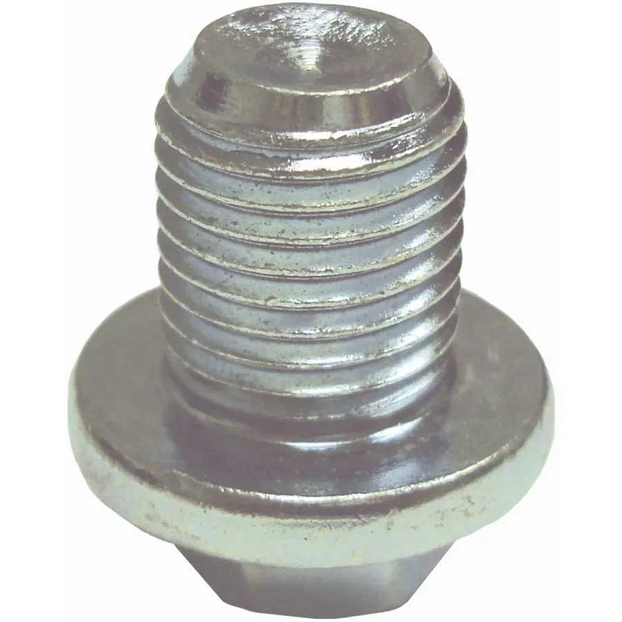 Drain Plug 14mm - 1.50 Regular Point Zinc Plate - 13mm Hex (image for) Drain Plug 14mm - 1.50 Regular Point Zinc Plate - 13mm Hex