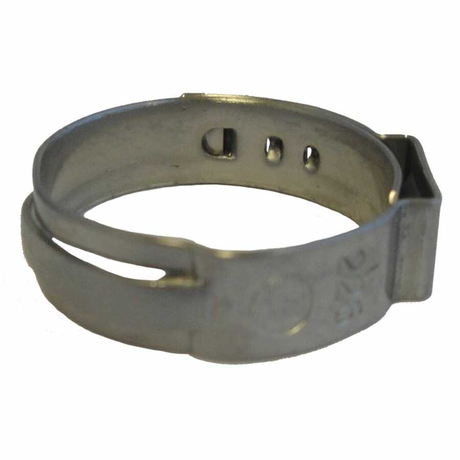 7/8" Open Pinch Clamp .764" - 7/8" (100 Per Bag)