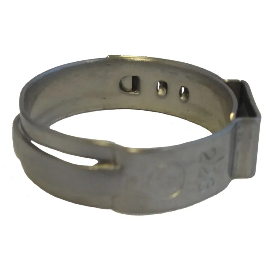 7/8" Open Pinch Clamp .764" - 7/8" (100 Per Bag) (image for) 7/8" Open Pinch Clamp .764" - 7/8" (100 Per Bag)