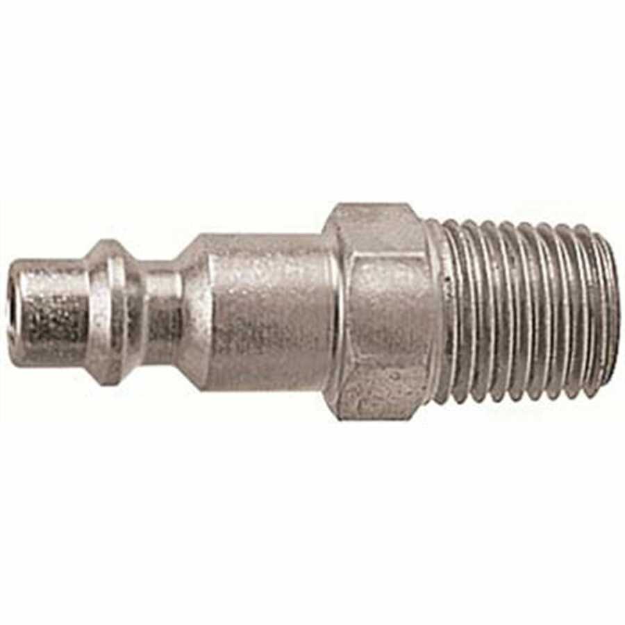 Industrial Type D Male Plug 1/4" Body 1/4" NPT