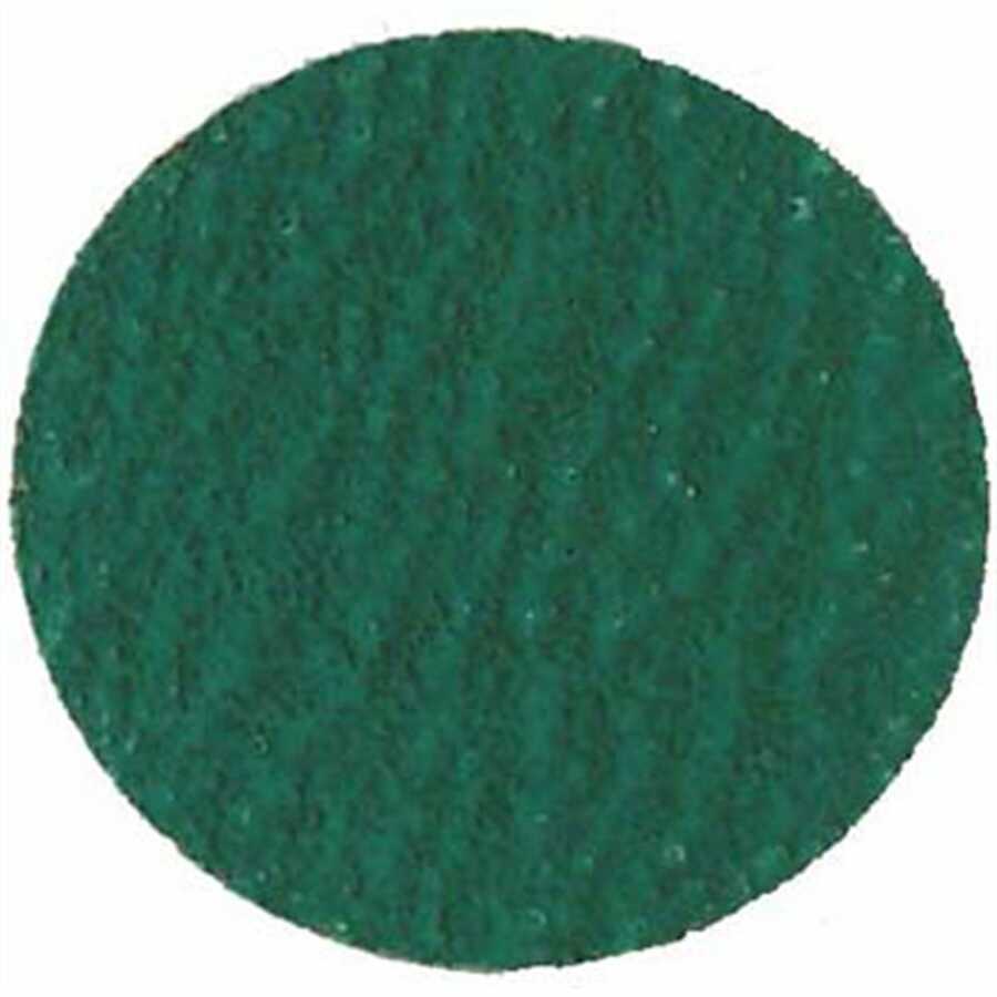3" Green Zirconia Disc - 50 Grit