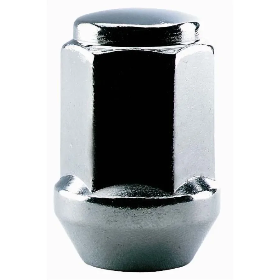 (image for) Metric Bulge Acorn Chrome Wheel Lug