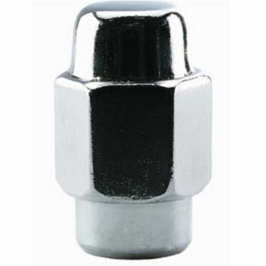 2 Pc Short Shank Mag Chrome Wheel Lug Nut