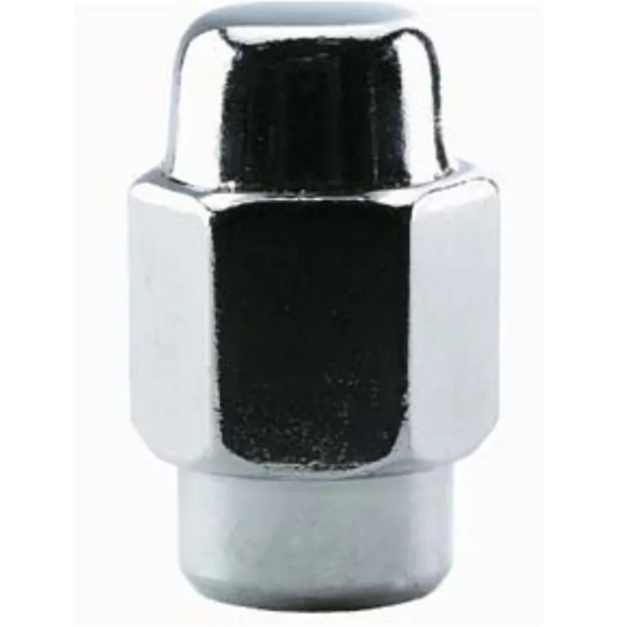 2 Pc Short Shank Mag Chrome Wheel Lug Nut (image for) 2 Pc Short Shank Mag Chrome Wheel Lug Nut