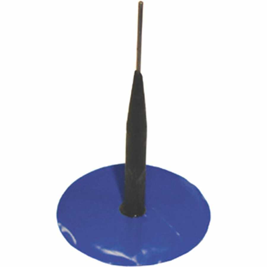 Tire Patch Ld Wire Com 2" round 3/8" Stem Box 24