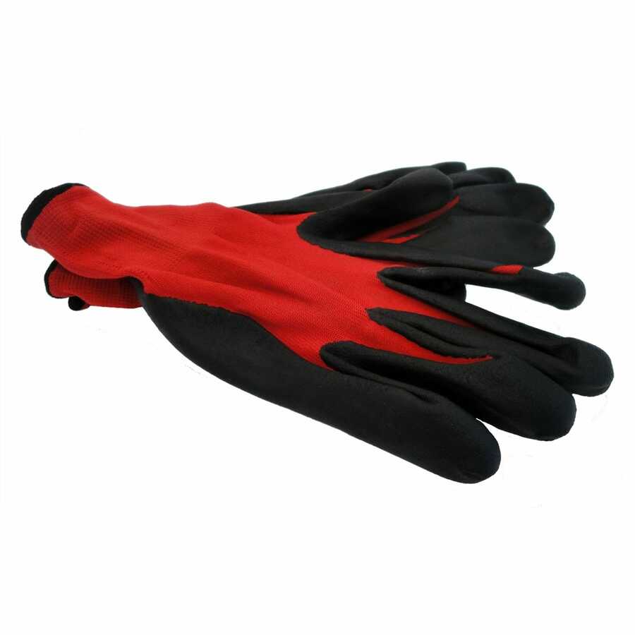 Tire Repair Gloves Red Nylon One Pair