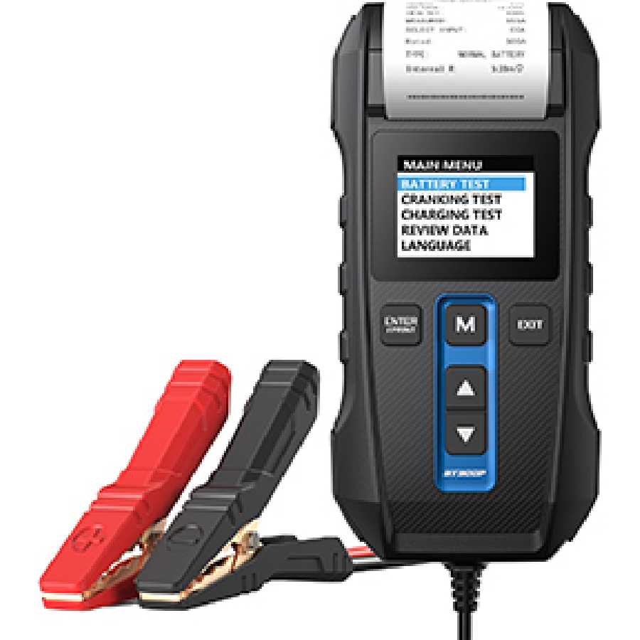 Battery, Charging & Cranking System Tester w/Printer