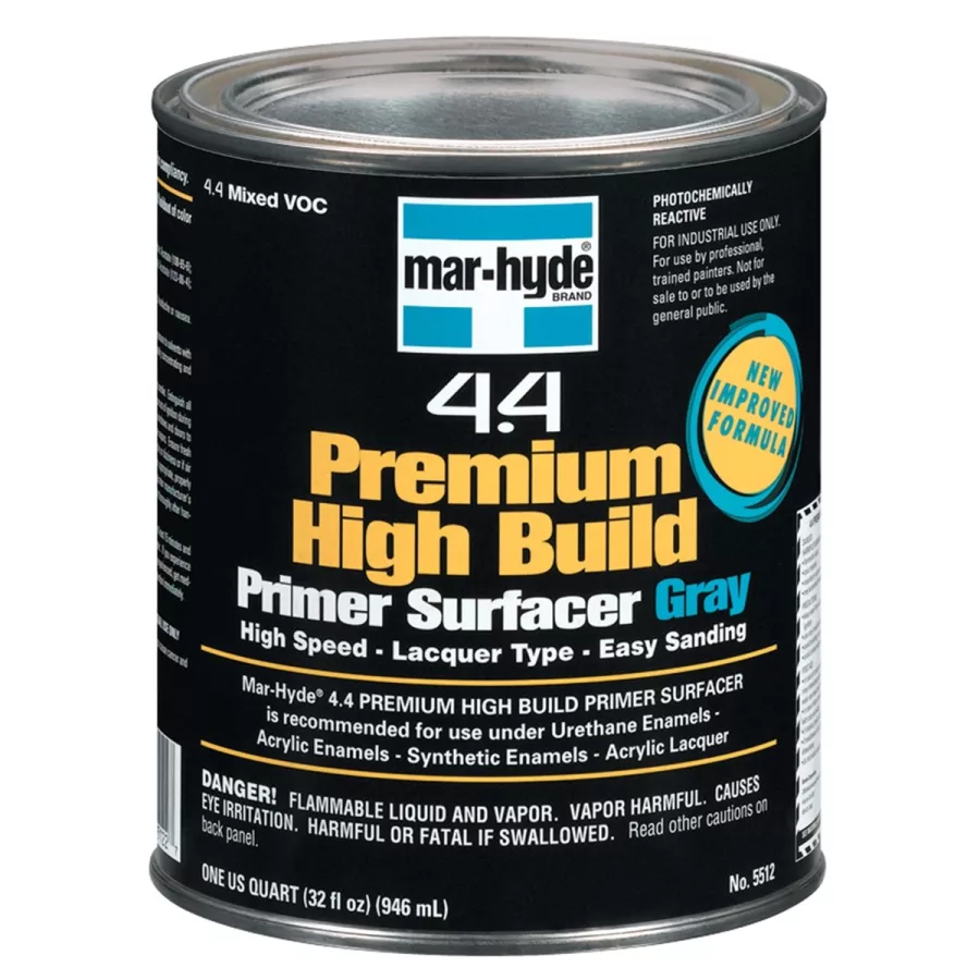 Premium High Build Primer Surfacer - Gray - Quart Premium High Build Primer Surfacer - Gray - Quart