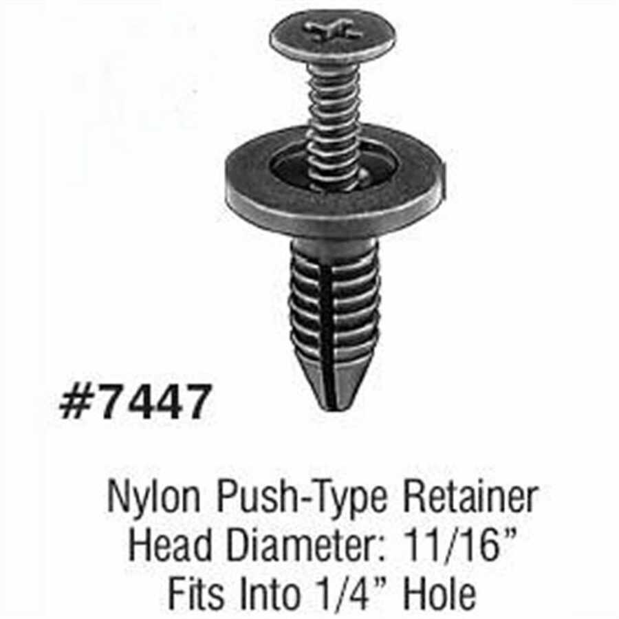 Ford push type retainer