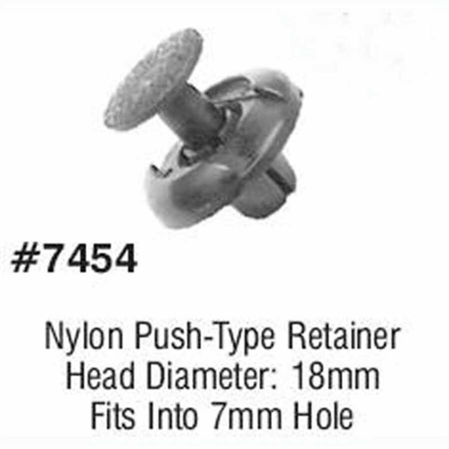 Toyota push type retainer