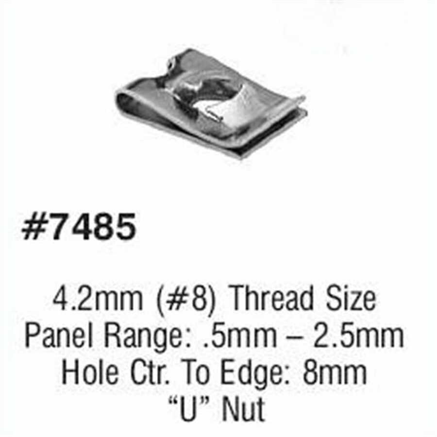 U-nut M4.2-1.41 screw size