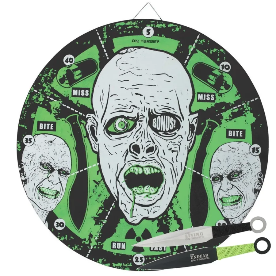 (image for) Glo in the Dark Target and Throwing Knives