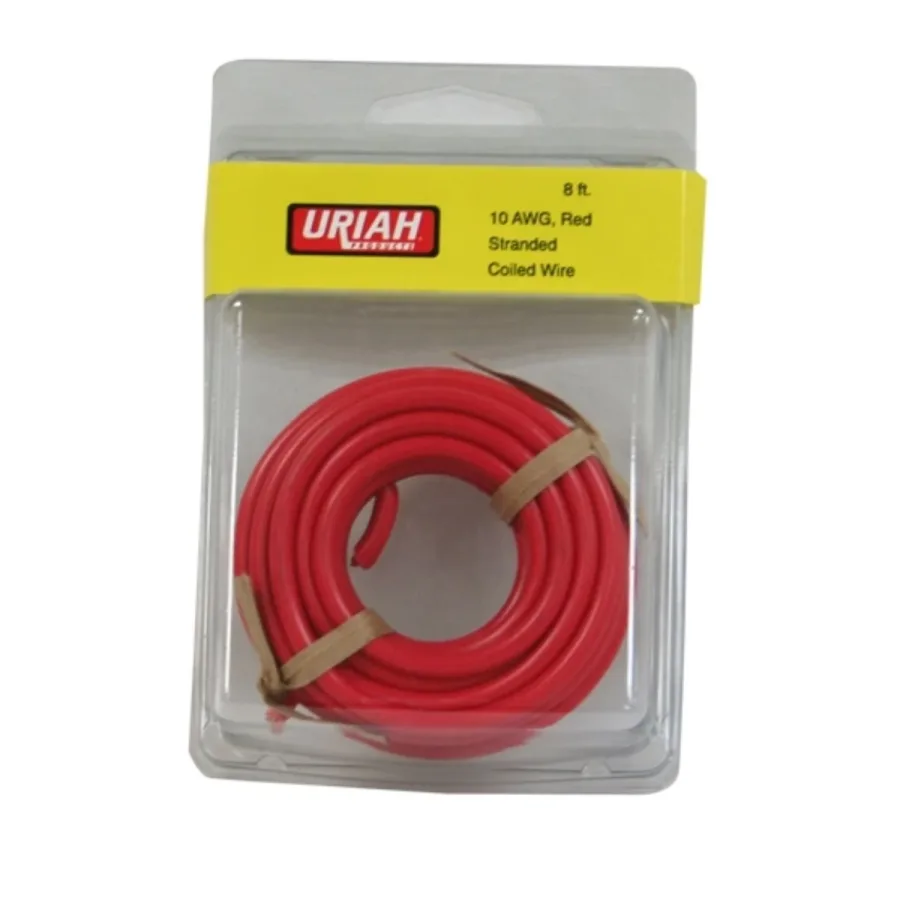 10 AWG Red Stranded 8' (image for) 10 AWG Red Stranded 8'