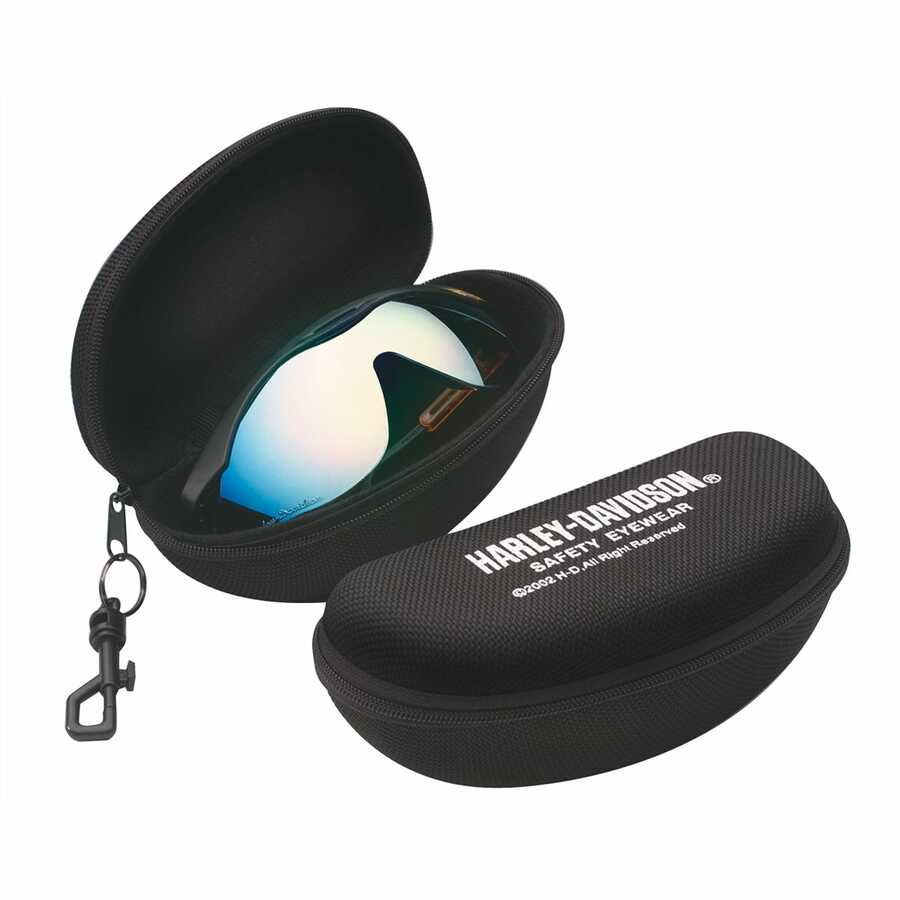 Harley-Davidson Zipper Eyewear Case with H-D logo