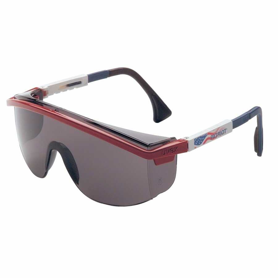 Duoflex Safety Glasses - Astrospec 3000 - Patriot/Gray Lens