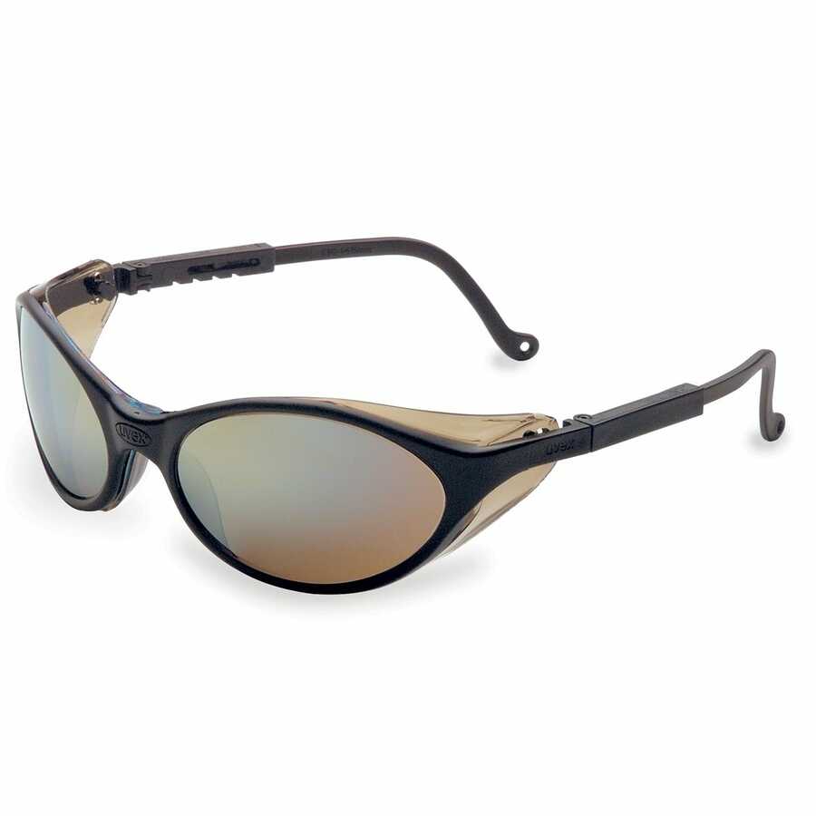 Safety Glasses - Bandit - Black/Mirror Lens