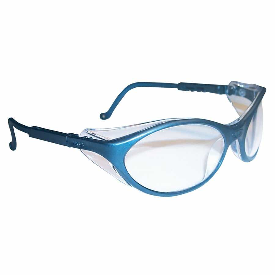 Safety Glasses - Bandit - Slate Blue/Clear Lens