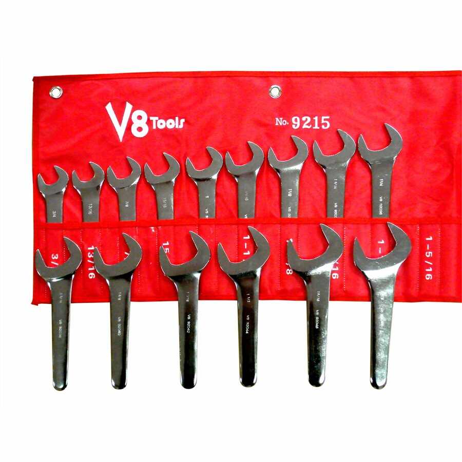 V8 Tools 8308 8 Piece SAE Super Thin Wrench Set 