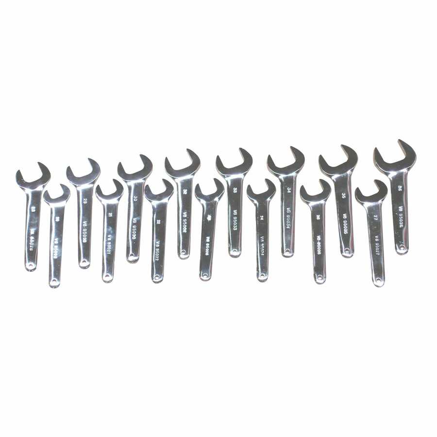 Metric Service Wrench Set - 15-Pc