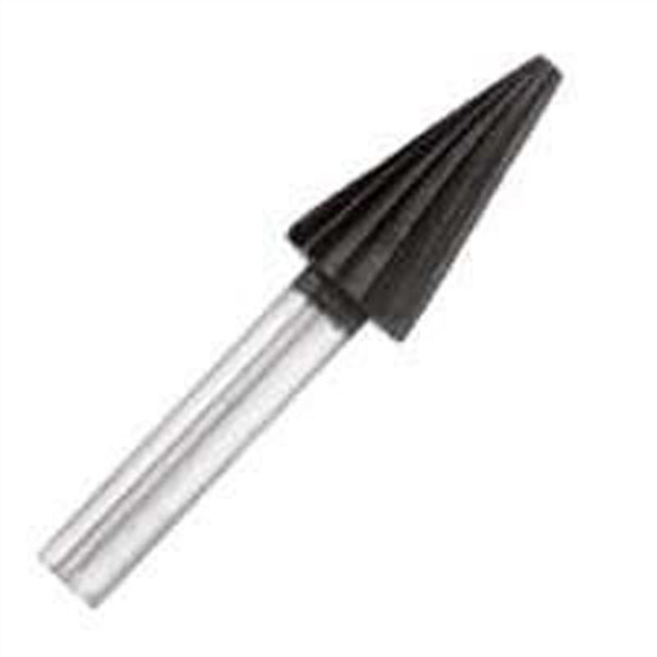 1/2" by 7/8" Useable Length Cone Shaped Rotary File CD 1/4" Sha