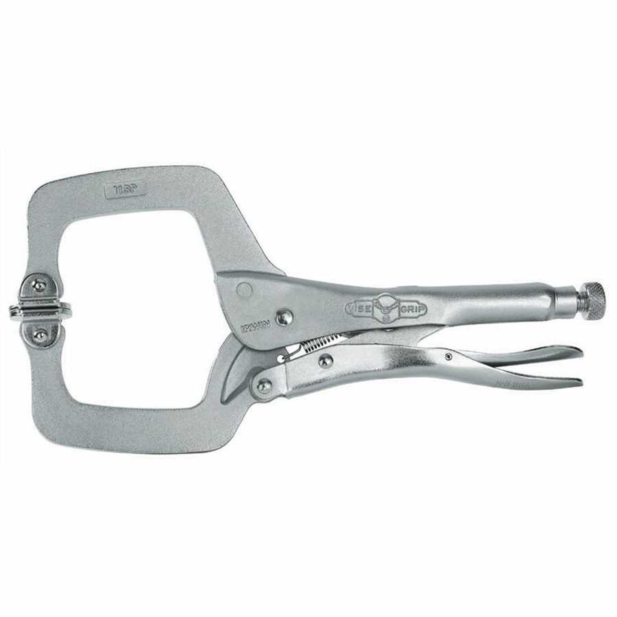 Swivel Tip Locking C Clamp w/ Pad 11 Inch VGP11SP
