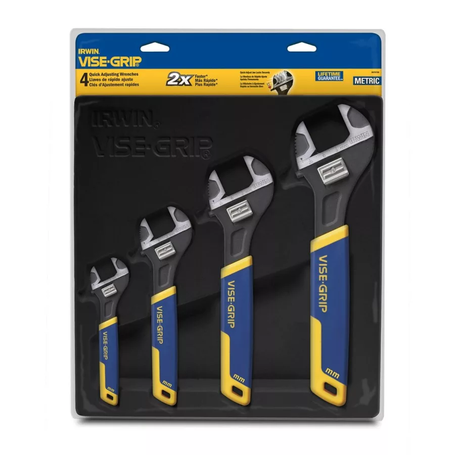 4PC QUICK ADJ TRAY SET METRIC