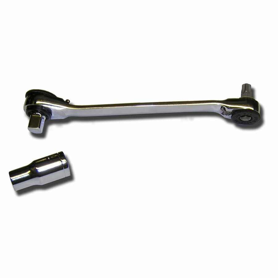 VIM Tools RLR6  Roto-Lock Ratchet head rotates 180 degrees 3/8″ sq.drive 