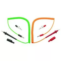 Hi-Viz Great Test Leads Set - Green/Orange