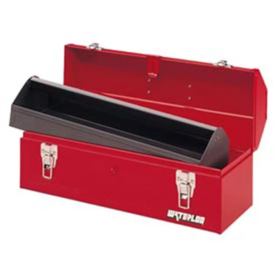 single Metal Portable Tool Box - 19 In