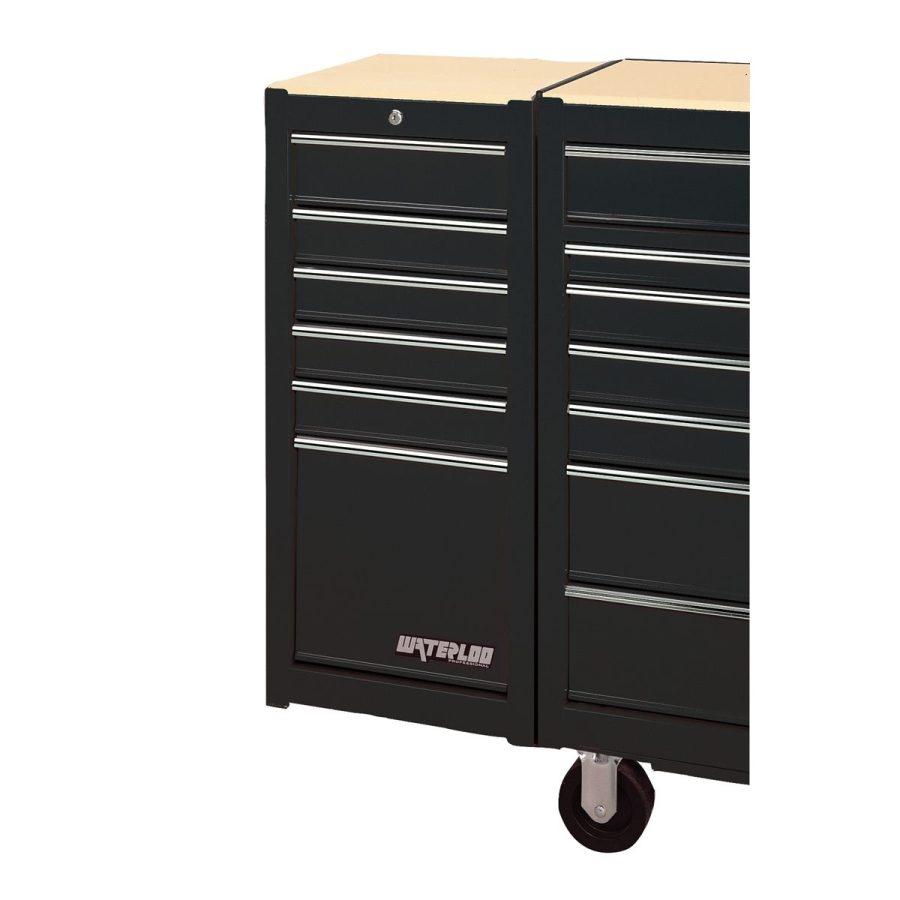 Pro Series 6-Drawer Side Mount Cabinet - Black