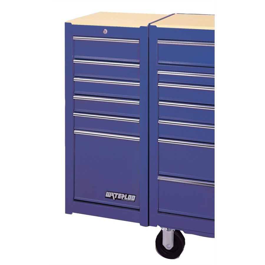 c. 6 Drawer Side Cabinet - Blue