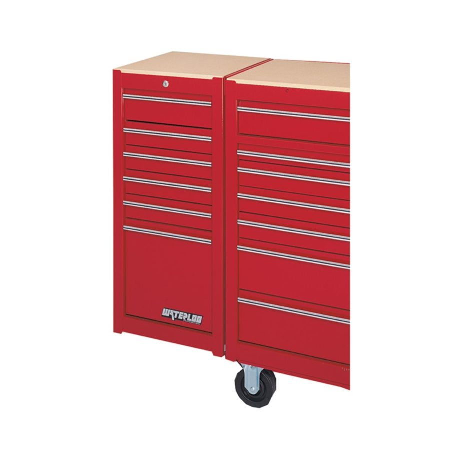 Pro Series 6-Drawer Side Mount Cabinet - Red