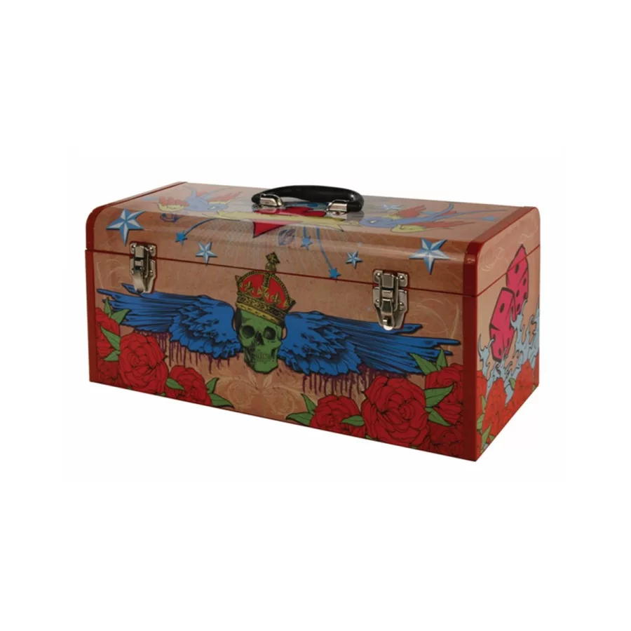 20 In Custom Graphic Wrapped Metal Toolbox