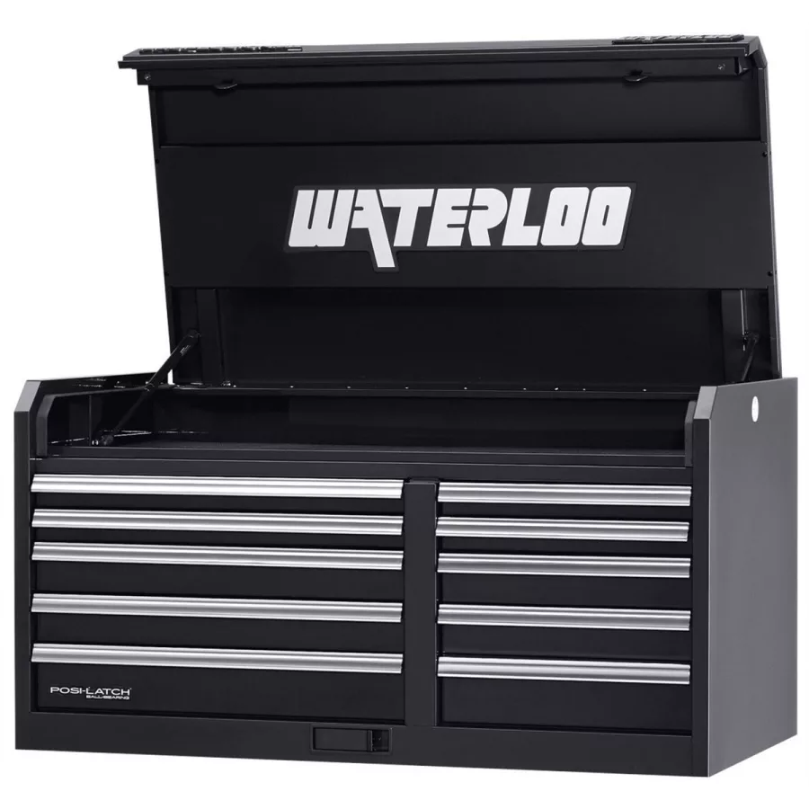 46" Wide x 24" Deep 10-Drawer Chest - Black