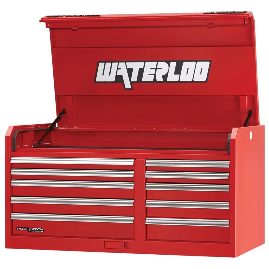 46" Wide x 24" Deep 10-Drawer Chest - Red