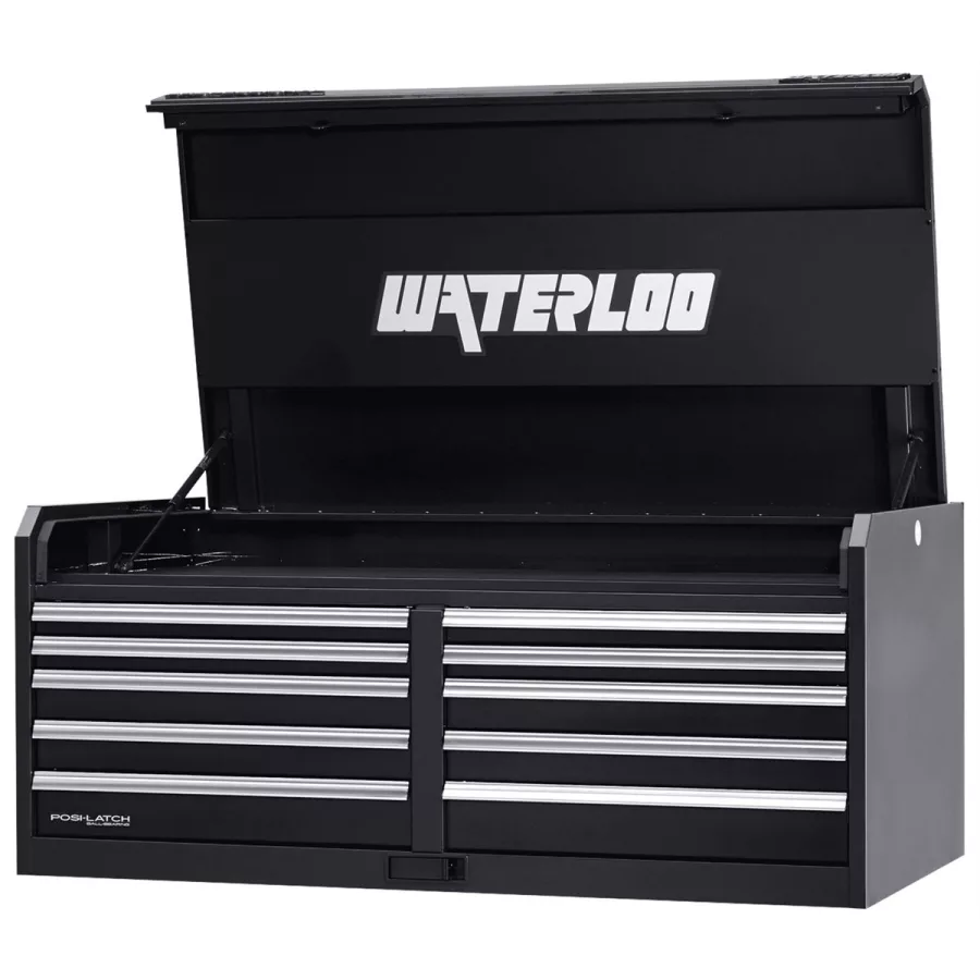 56" Wide x 30" Deep 10-Drawer Chest - Black