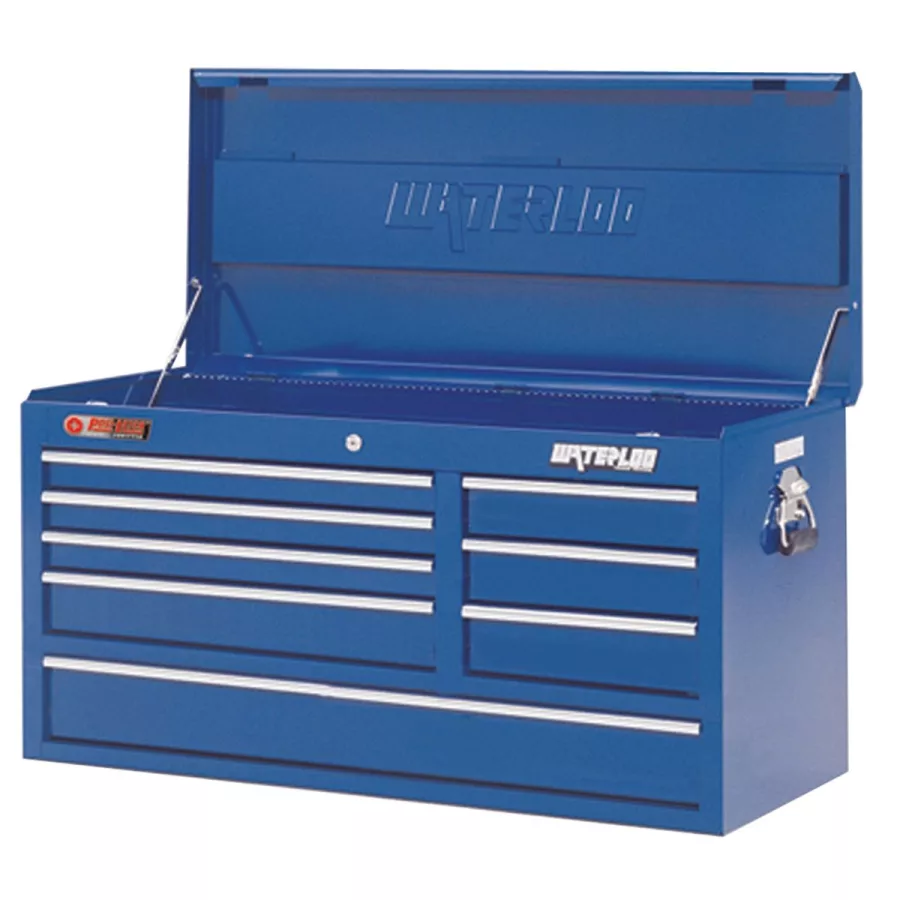 40" 8 Drawer Blue Chest