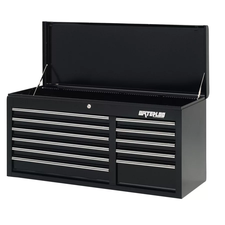 Pro Series 11 Drawer Chest 16 In D - Black