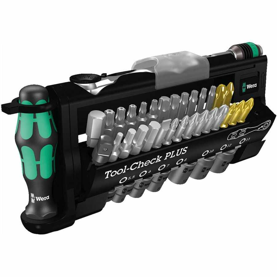 Wera Tools | 05056490001 | Wera Tool-Check Plus Metric Ratchet Set with 39 Pieces