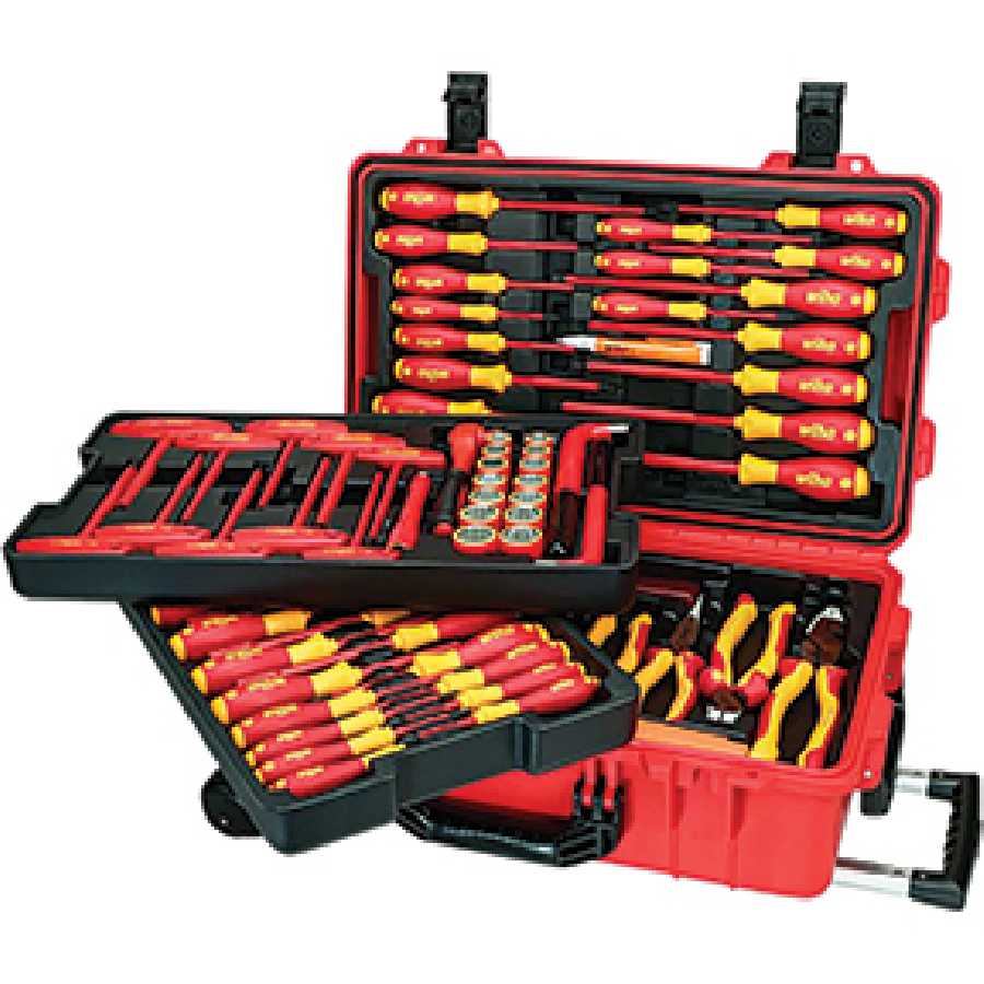 Insul. 80 Piece Tool Set w/ Screwdrivers, Nut Drivers, Pliers, C