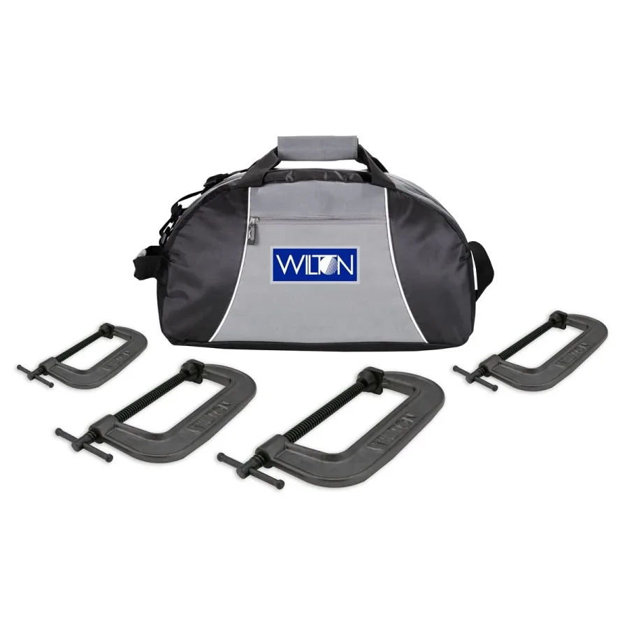 (image for) Wilton 4pc 540A Series C-Clamp Kit with Duffle Bag