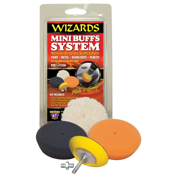 Wizards Products RJ Star | 11250 | Wizards 11250 Mini Buffing System - All Surface Polishing Kit
