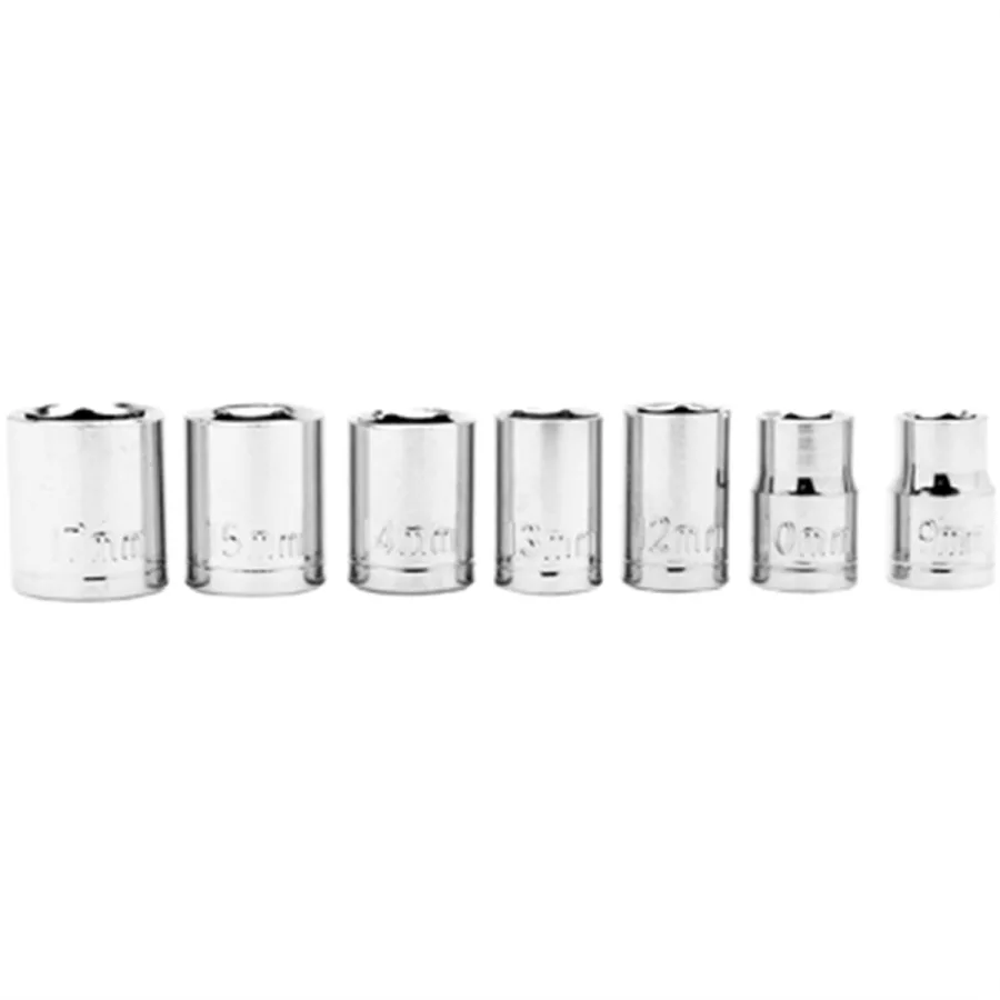 8pc 3/8" Dr. Socket Set w/