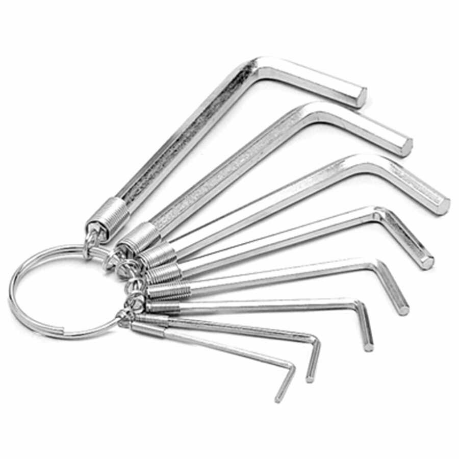 8 Pc MM Hex Key Wrench Set