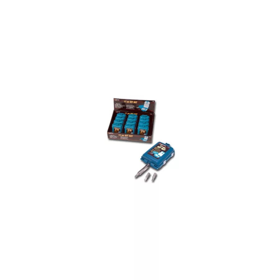 17-Pc Bit Set Counter Display WLMW1309 17-Pc Bit Set Counter Display WLMW1309