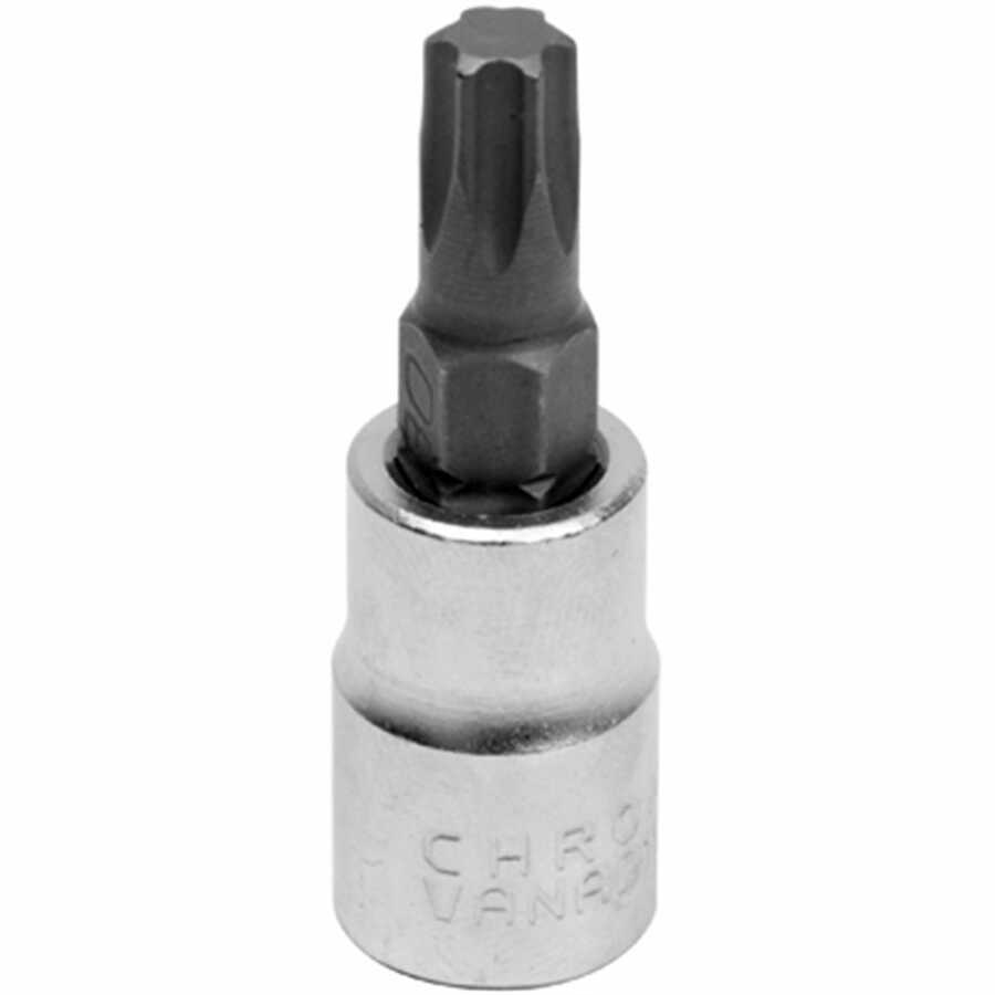 1/4" Dr Star Bit T-30 Skt ChrV