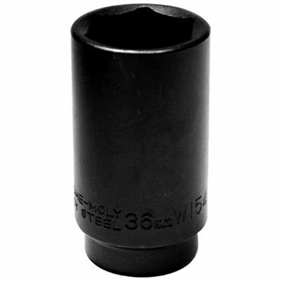 36mm FWD Axle Nut Skt Chr-Moly