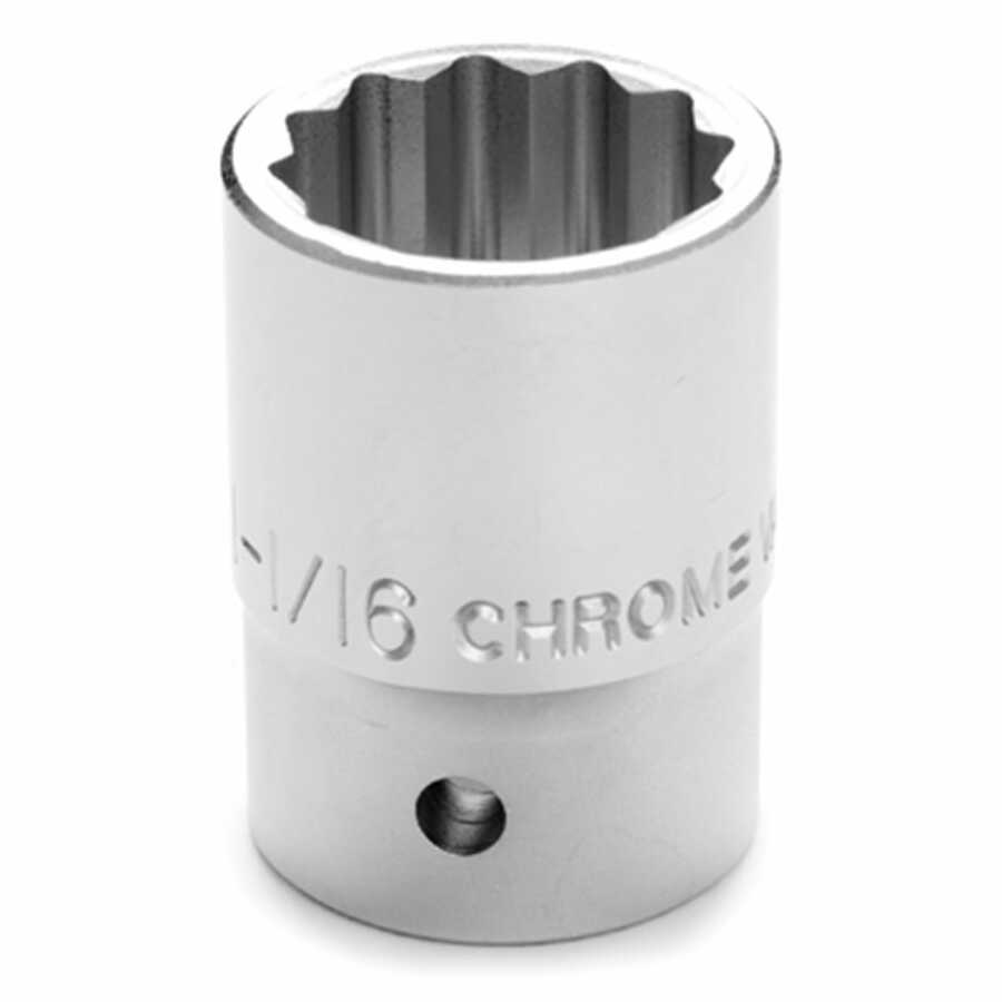 3/4" Dr 12pt Std Socket 1-1/16