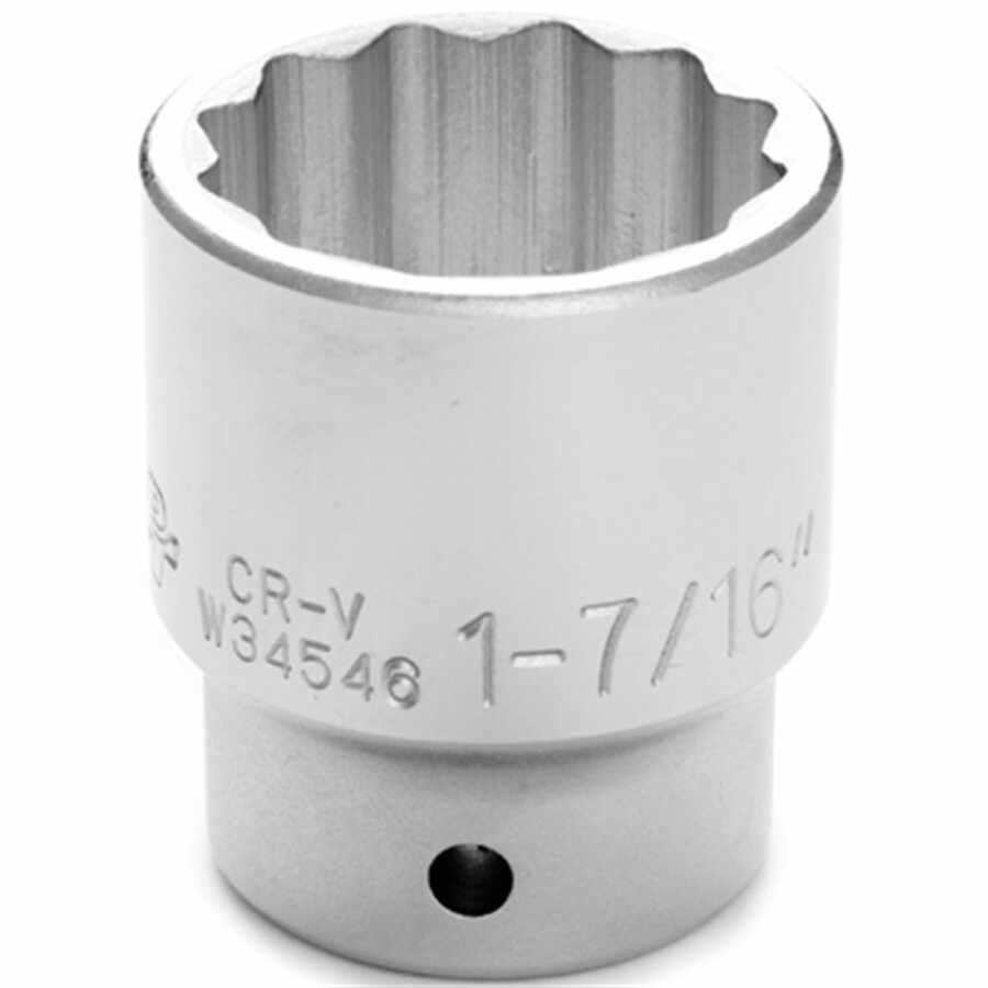 3/4" Dr 12pt Std Socket 1-7/16