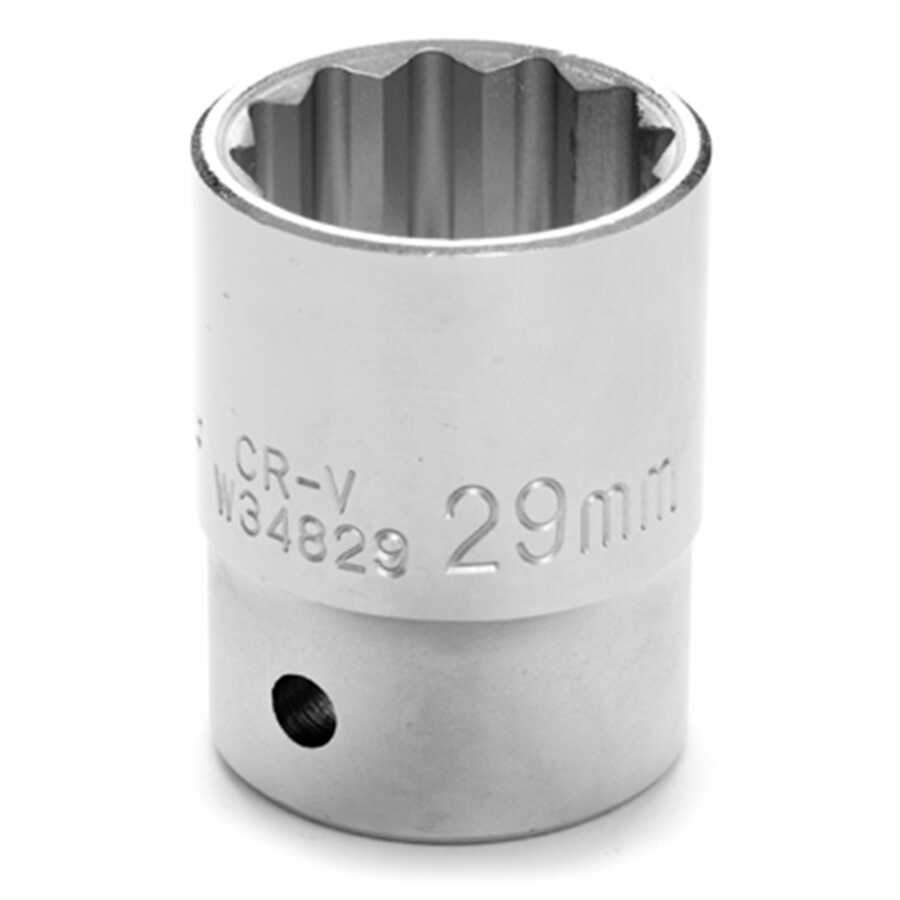 3/4" Dr 12pt Std Socket 29mm